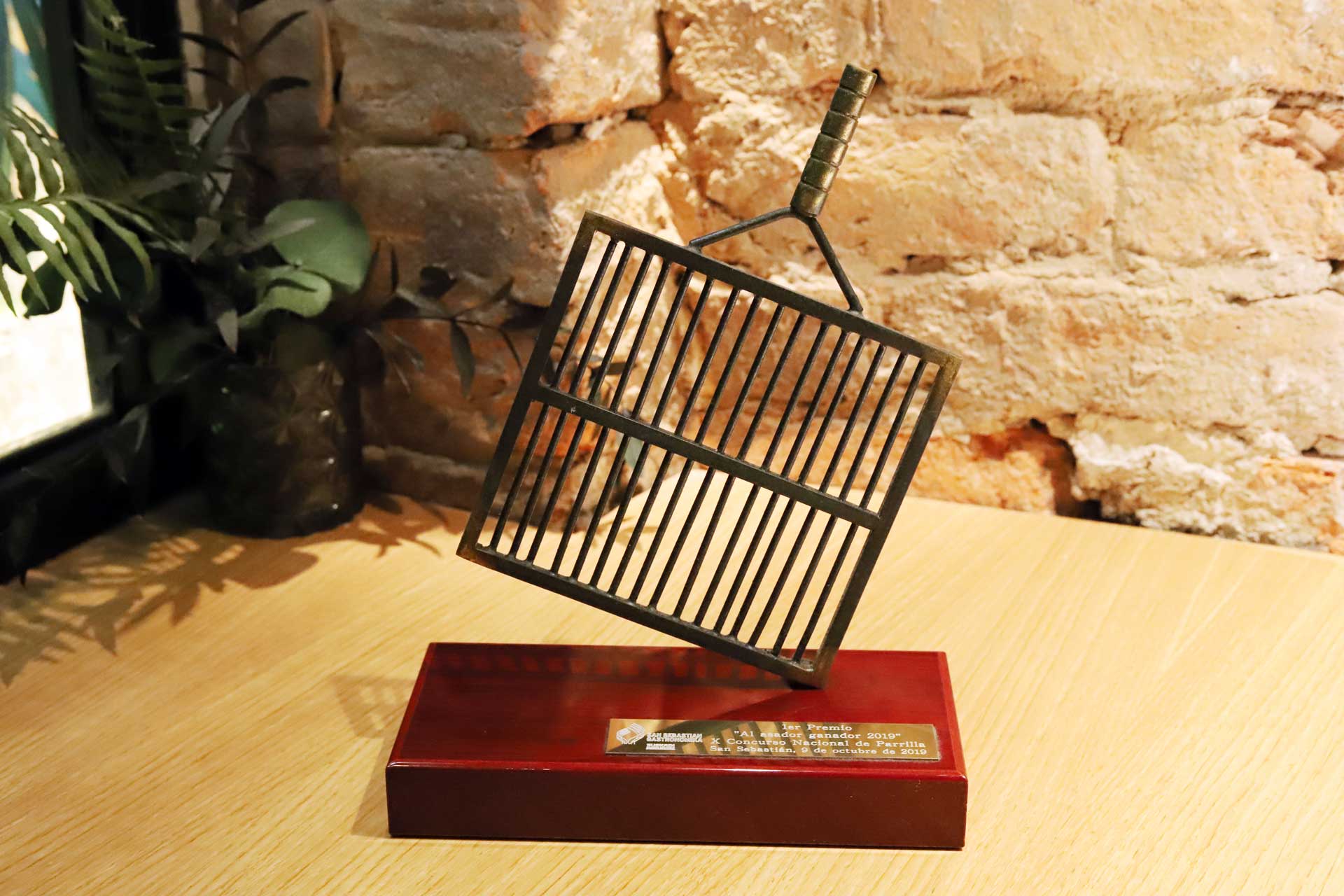 Premio Concurso Nacional Parrilla - Premio - Restaurante Amaren - Bilbao